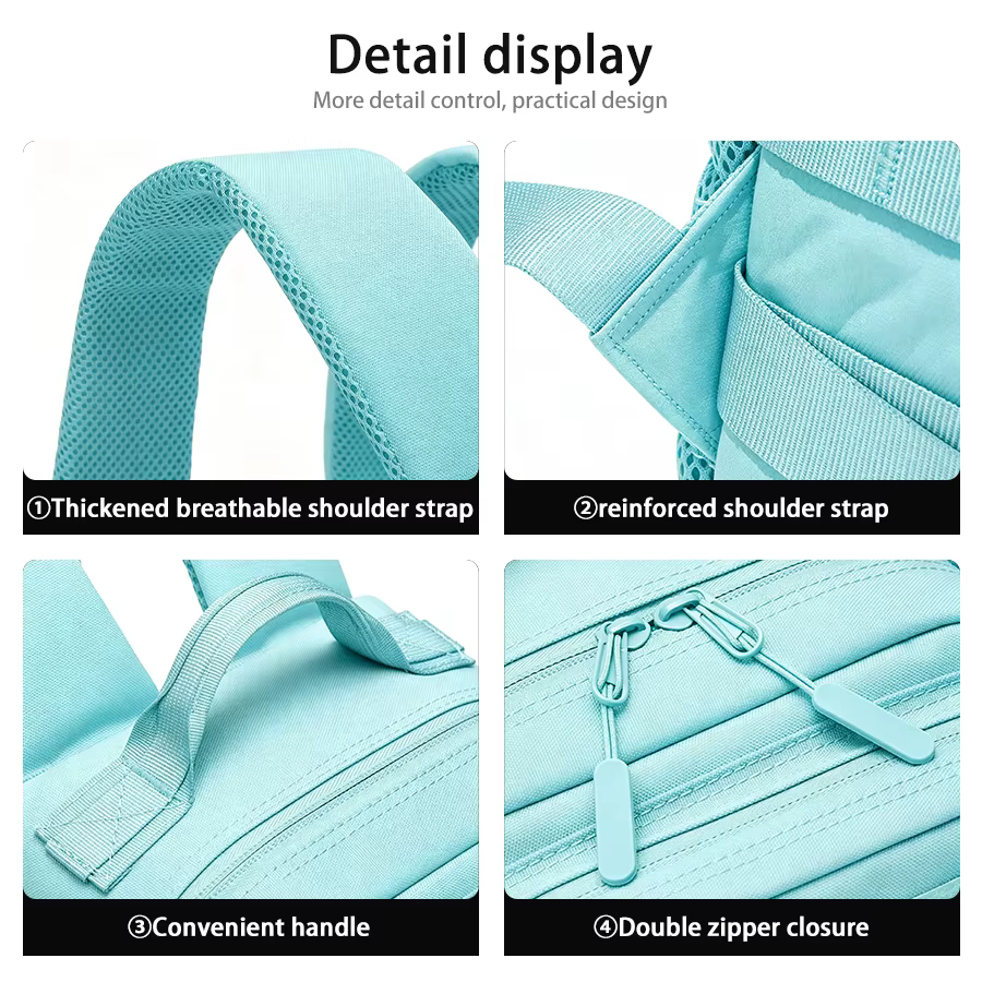 Sac à dos mini multi-compartiments 9L avec sangles MOLLE et panneau dorsal en maille respirante pour une utilisation quotidienne en extérieur
