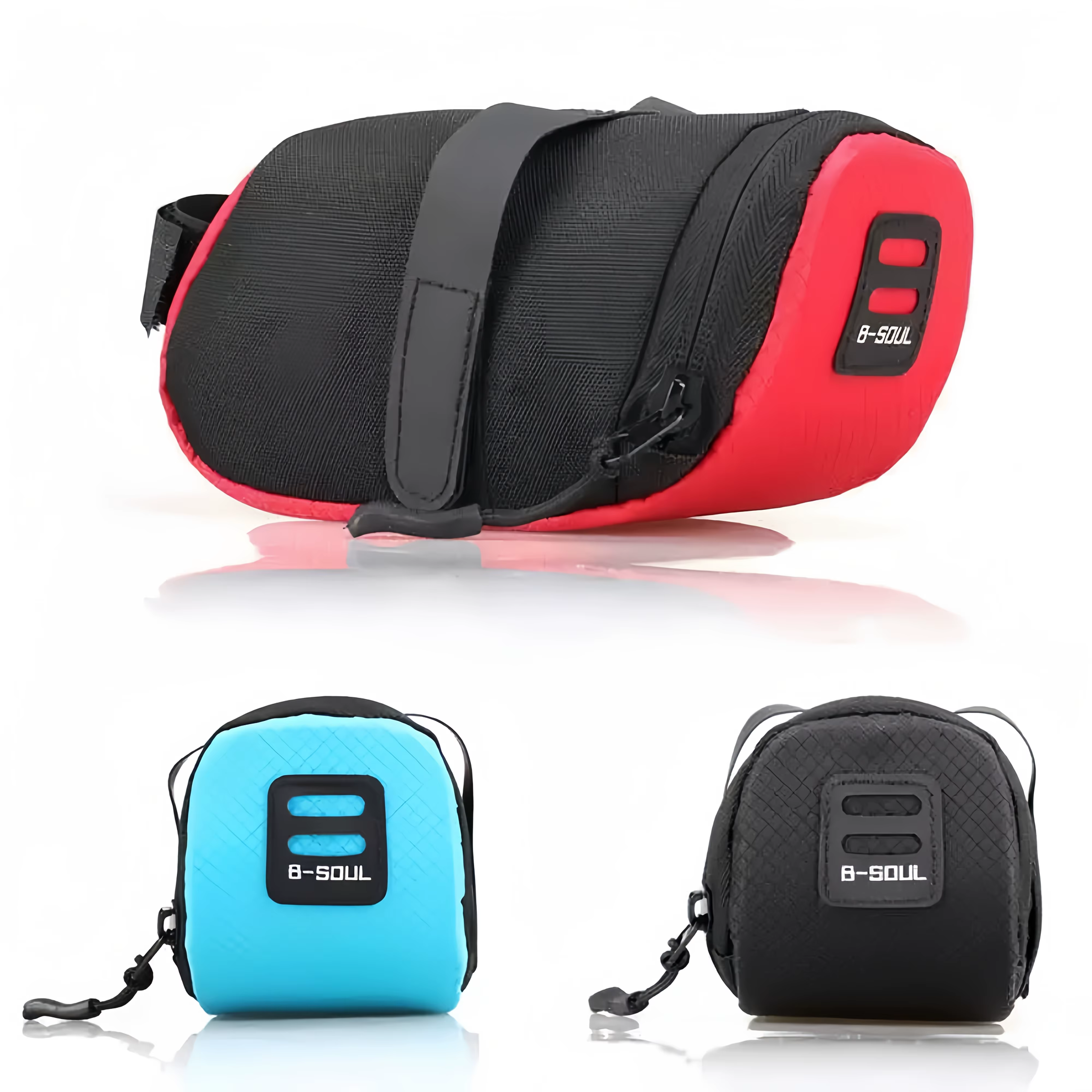 Nouveau sac de vélo, VTT, vélo de route, trousse à outils grande capacité, sacoche de selle pour le cyclisme en extérieur, sacoche arrière de vélo