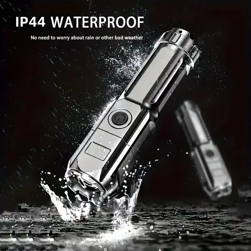 Puissante lampe de poche LED Rechargeable USB 18650 étanche Zoom pêche chasse Camping 100