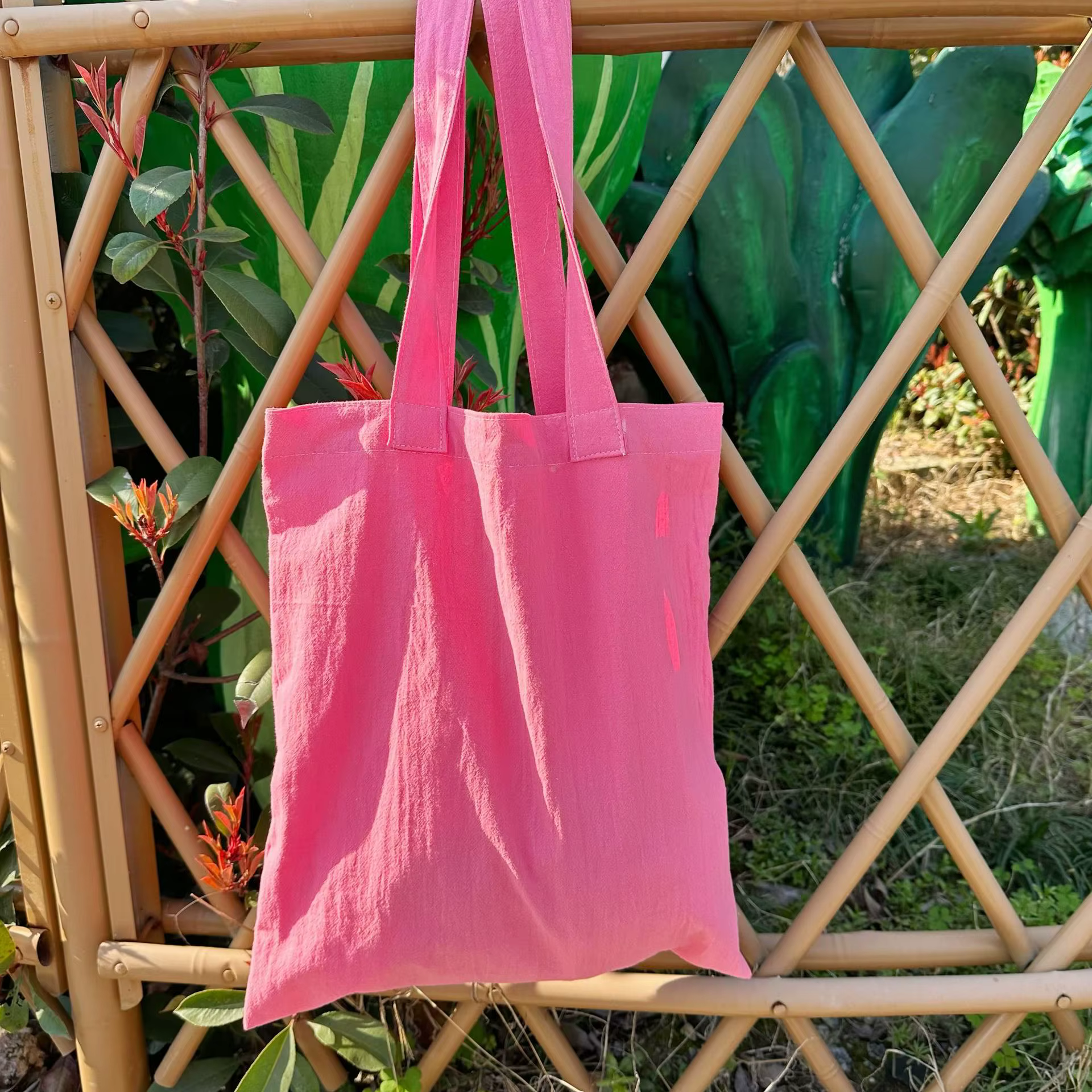 Sac d'été couleur Macaron pour femmes, sac artistique sous les bras, sac à bandoulière simple, Style coréen, paresseux, frais, doux, en coton