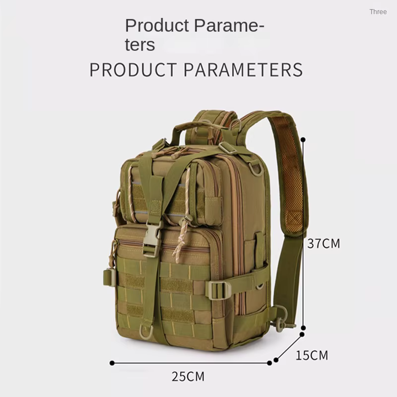 Oulylan polyvalent tactique voyage Camping sac à dos en plein air décontracté léger épaule sac hommes grande capacité sport poitrine Pack