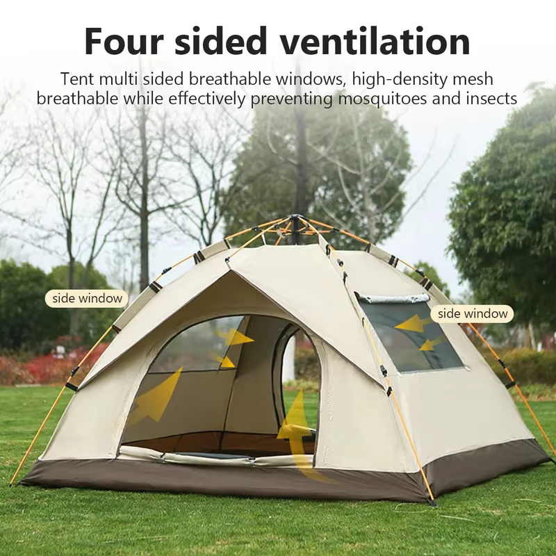 Tente de camping extérieure automatique à ouverture rapide