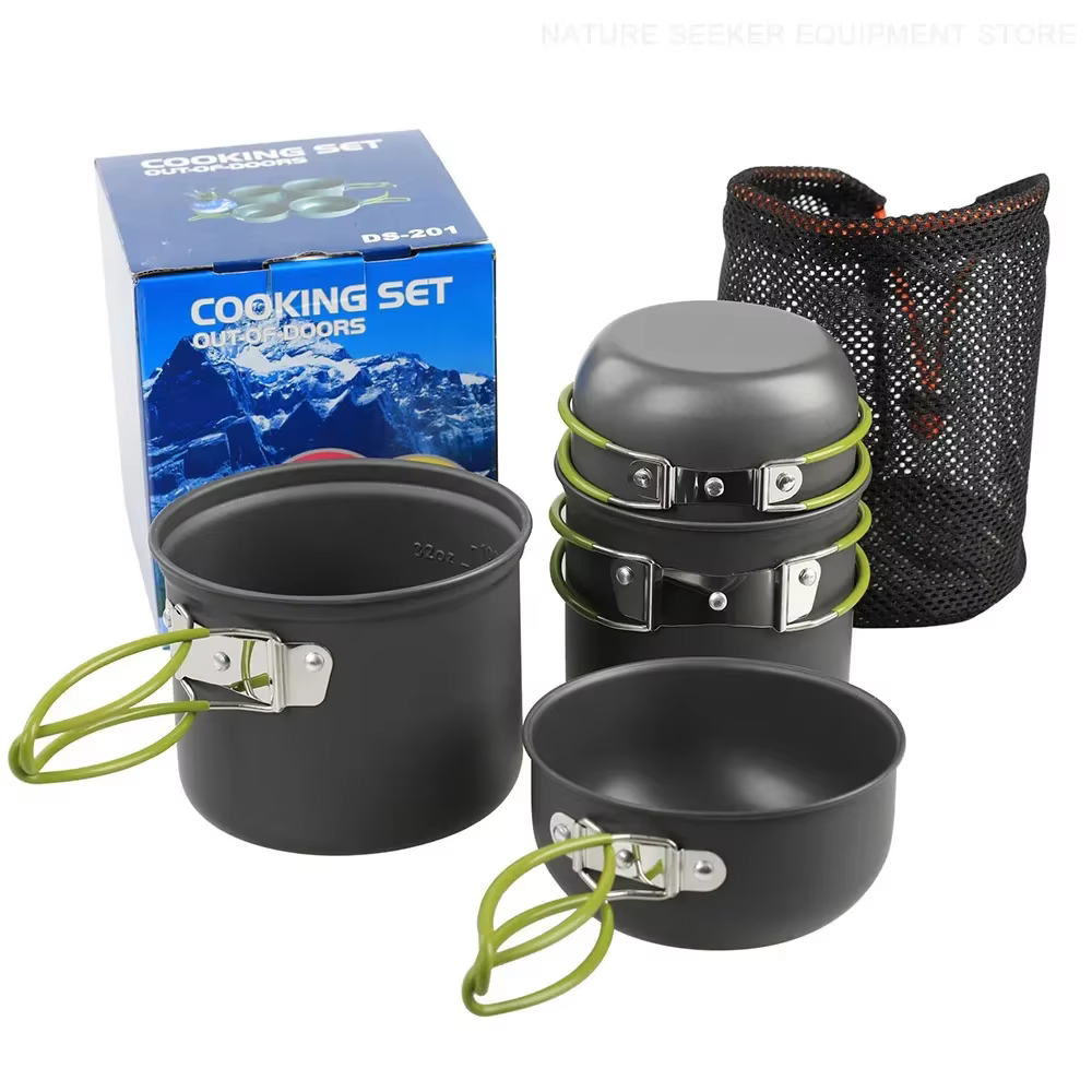 Kit d'ustensiles de cuisine de camping