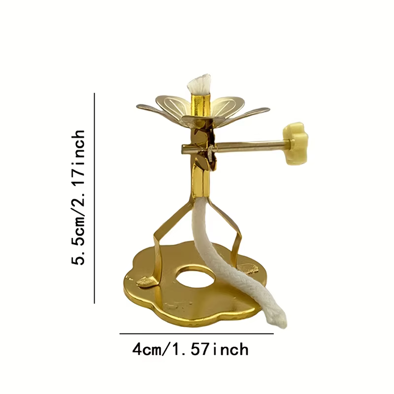 Support de mèche de lampe à huile