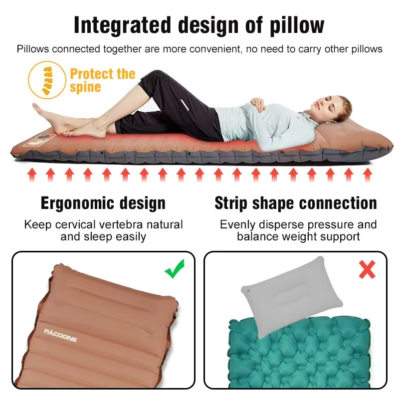 Matelas gonflable pour tente de Camping en plein air