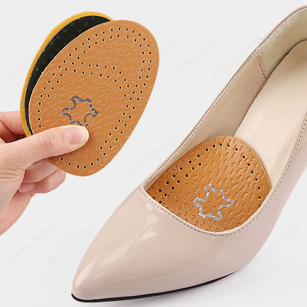 KOTLIKOFF 1/2 paires de demi-semelles intérieures en Latex pour l'avant-pied