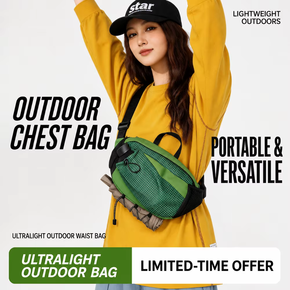 Sac de poitrine léger pour sports de plein air