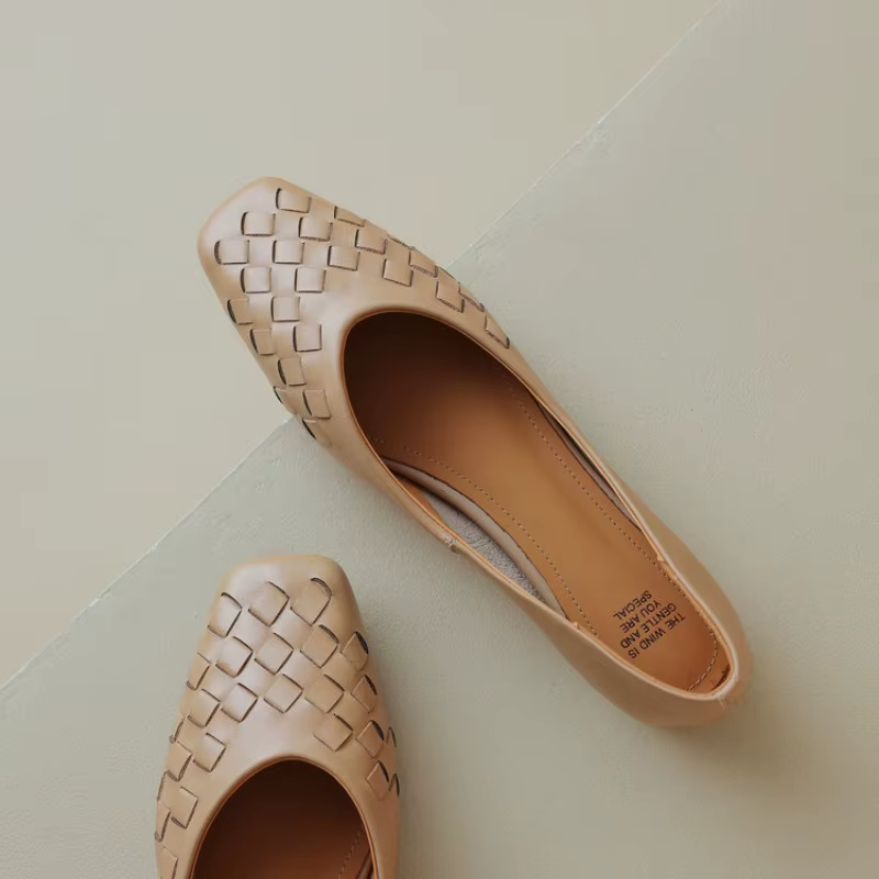 Blapunka-Chaussures en cuir véritable pour femmes