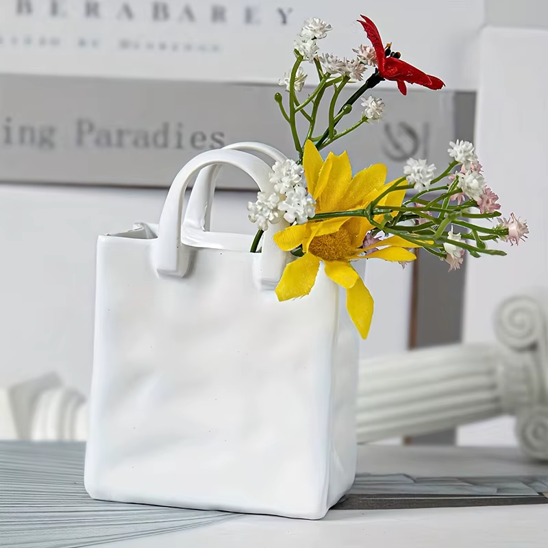 HUA HUA – Vase en forme de sac à main