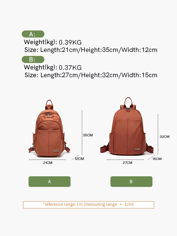 Fouvor sac à dos pour femmes tendance 2025 rouge grand sac à dos de sport décontracté pour ordinateur portable en Nylon imperméable mode épaules sacs nouveau 2961-02