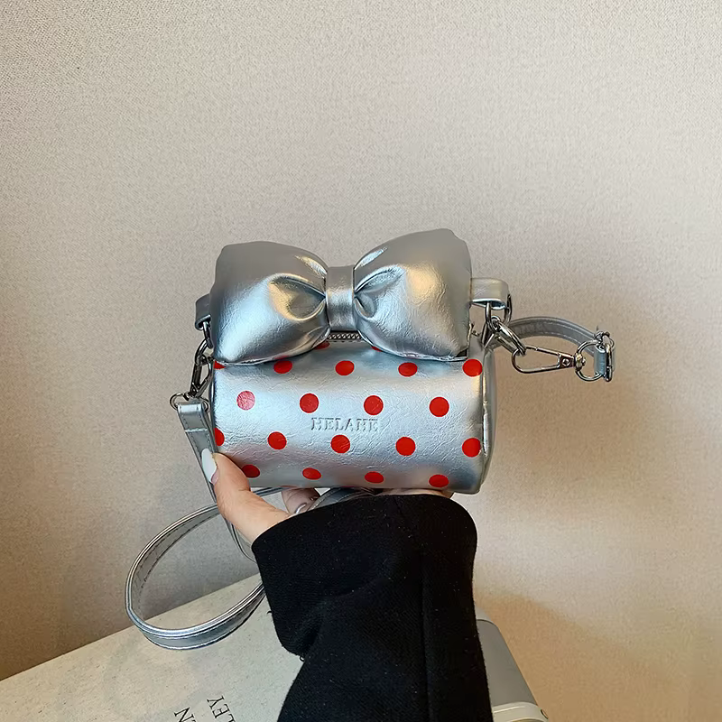 Sacs à bandoulière simples en PU avec nœud