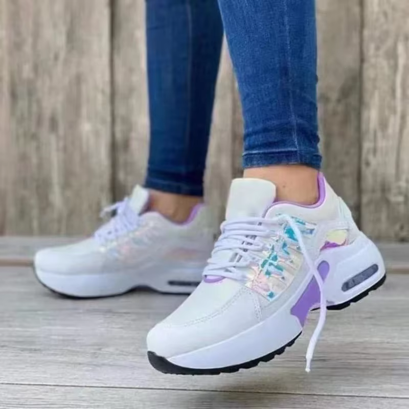 Baskets de tennis à plateforme pour femmes