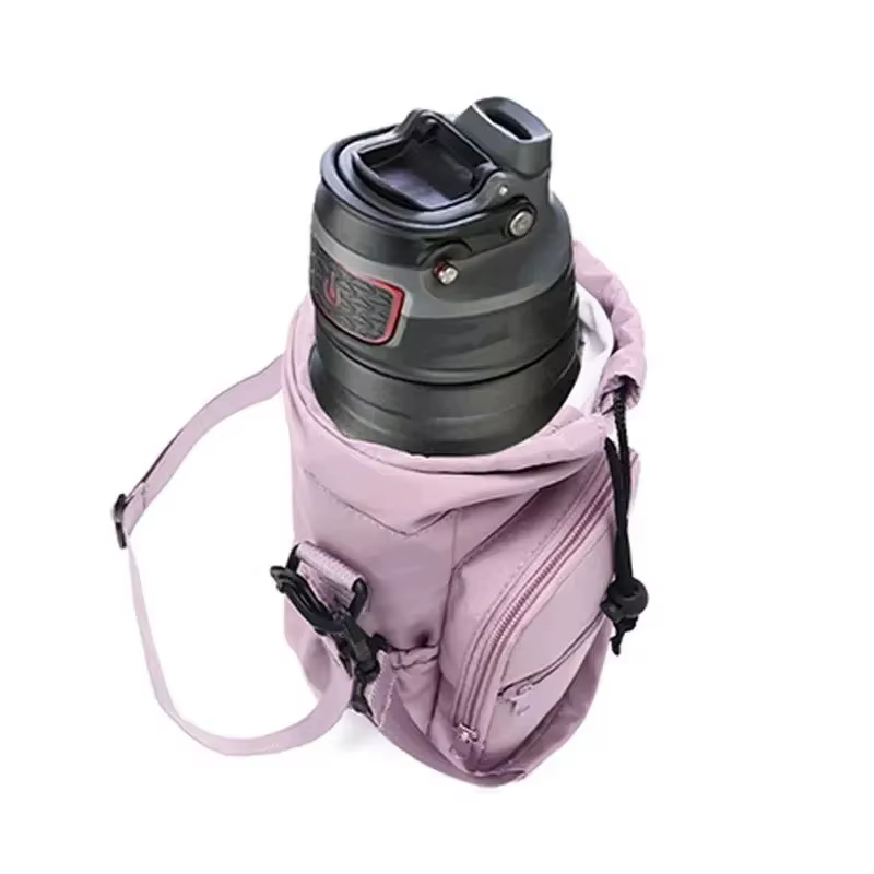 Sac de bouteille d'eau Portable avec sangle réglable