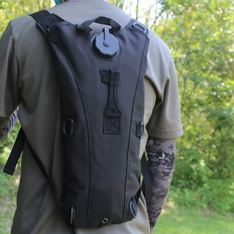 Sac à dos d'hydratation pour Sport de plein air, sac à eau Oxford étanche avec vessie de 3 litres pour randonnée d'été, cyclisme, escalade