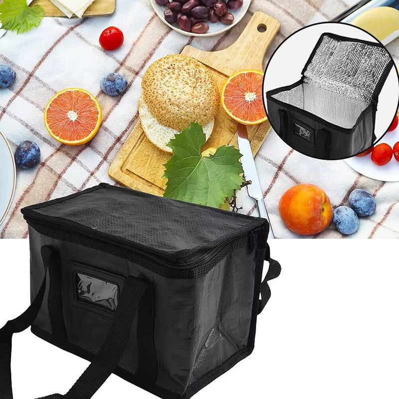 Sac isotherme thermique isolé 16-70L - Fourre-tout portable de grande capacité avec fermeture à glissière pour les pique-niques