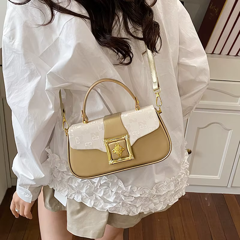 Sac à main en cuir Pu argenté pour femmes, petit sac à bandoulière carré à la mode, pochette de soirée de luxe dorée, fourre-tout de voyage