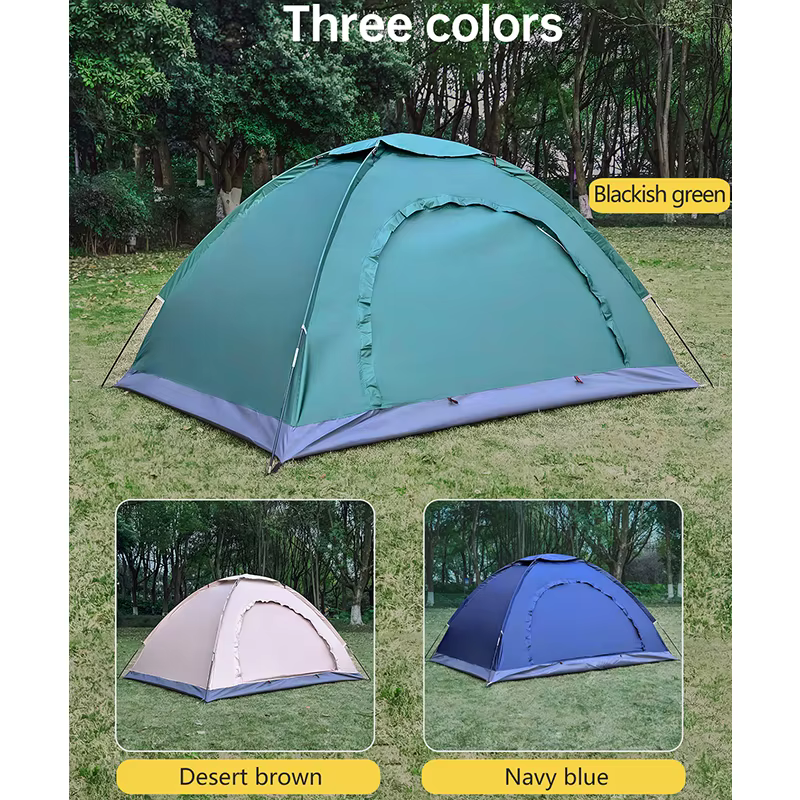 Tente de camping en plein air