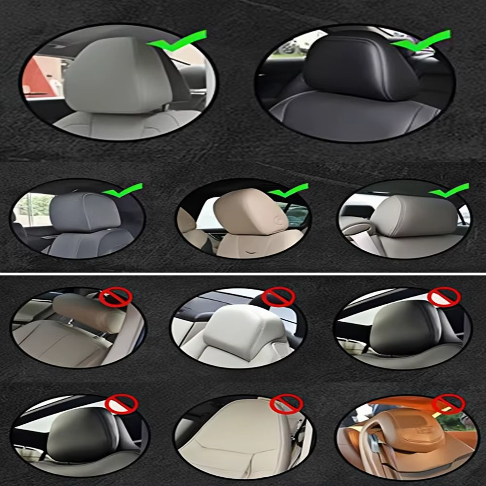 Housse de repose-tête de voiture amusante, accessoires, gadgets intérieurs, idées de décoration, housses de siège, fournitures pour véhicules, pièces automobiles