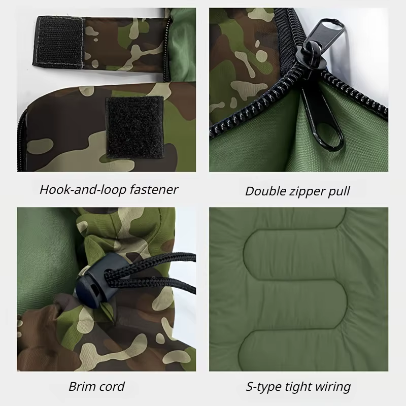 Enveloppe numérique Camouflage sac de couchage Camping en plein air