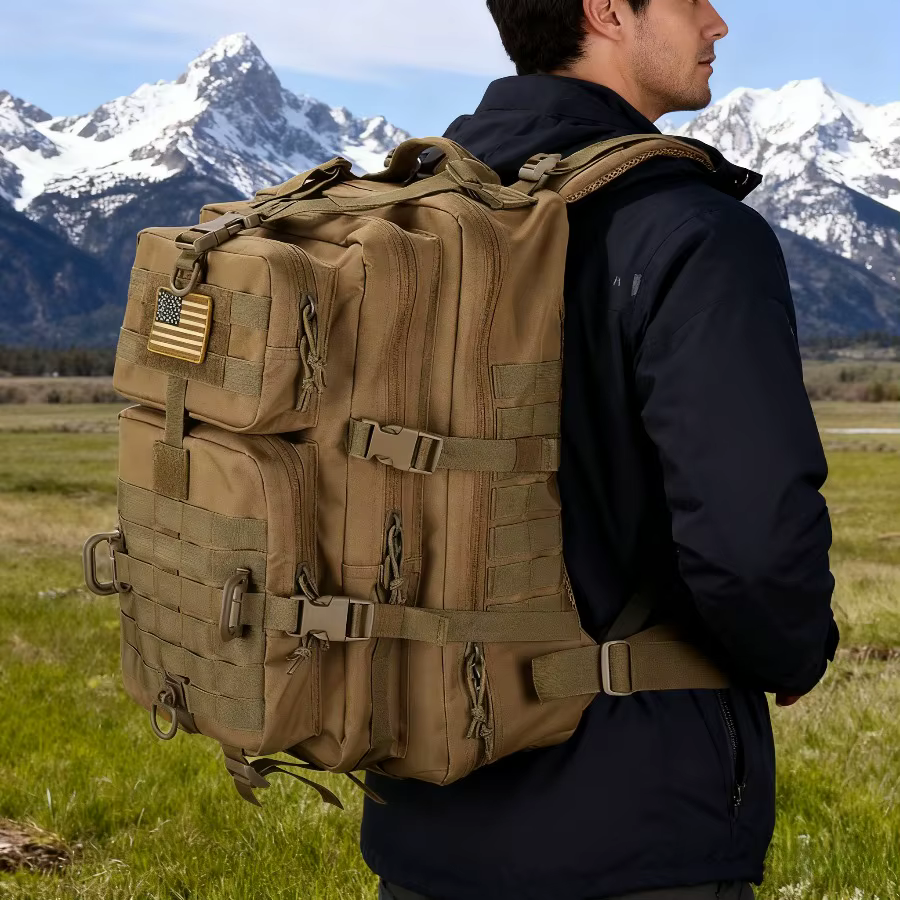 50L/30L sac à dos militaire d'assaut pour hommes