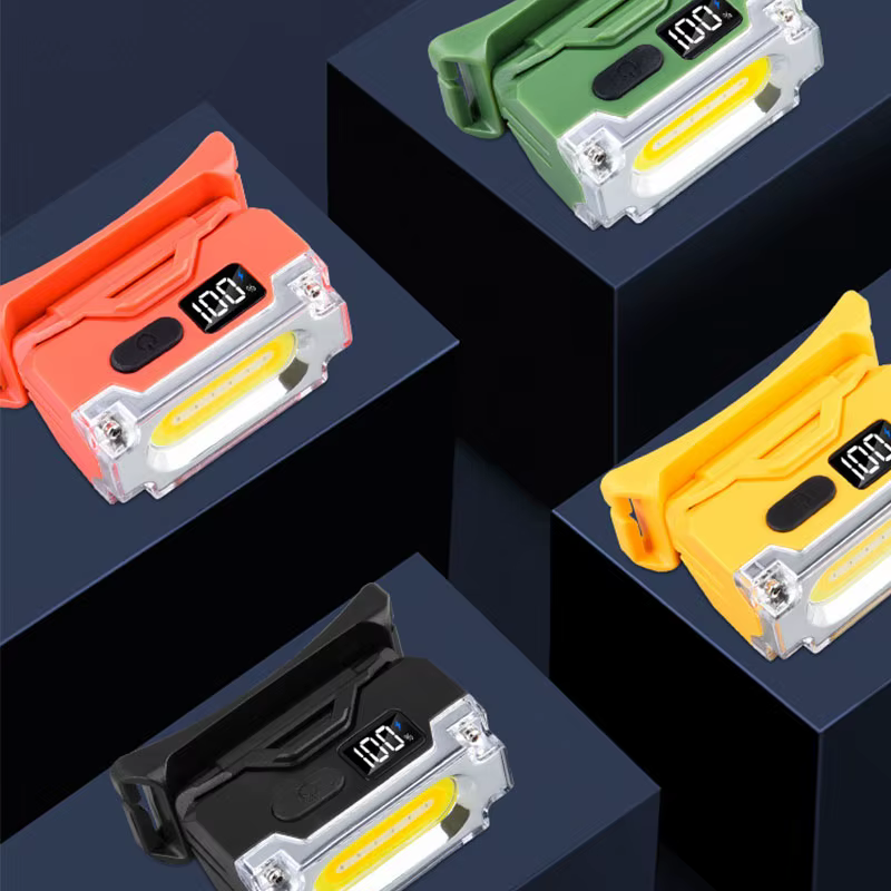 Lampe frontale magnétique Super lumineuse à 3 sources de lumière