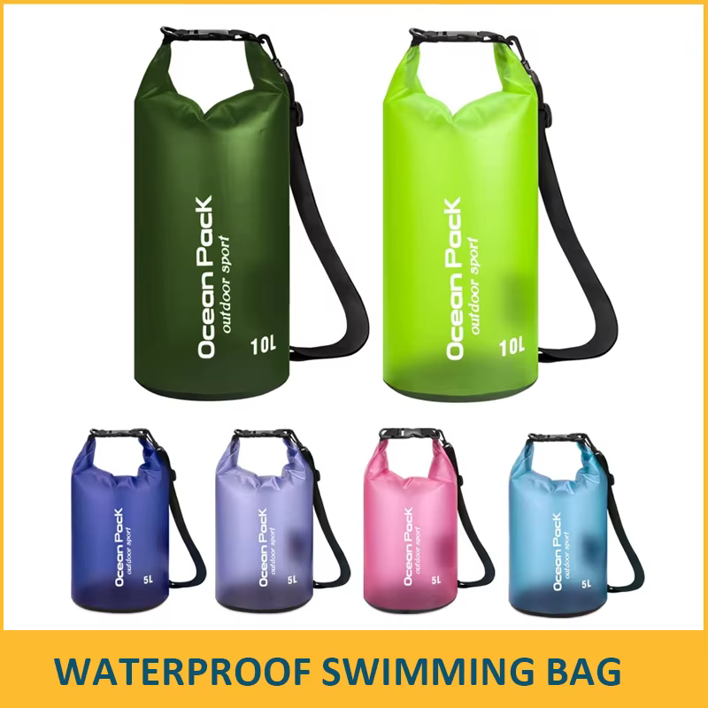 Sac de natation étanche sac sec 5L/10L/15L/20L sacs de matériel sec flottants imperméables pour la navigation de