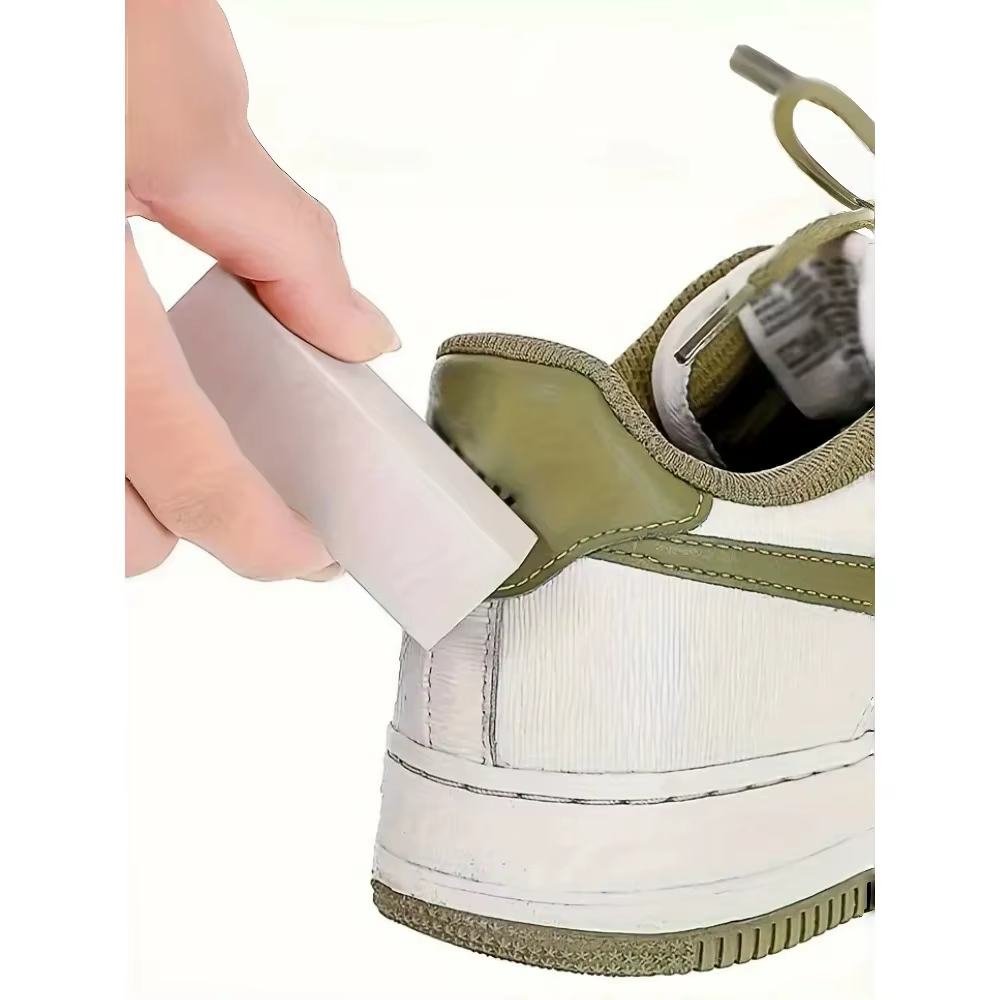 Nettoyant portable pour chaussures en daim et cuir – Gomme décontaminante imperméable pour chaussures blanches et brosse à chaussures