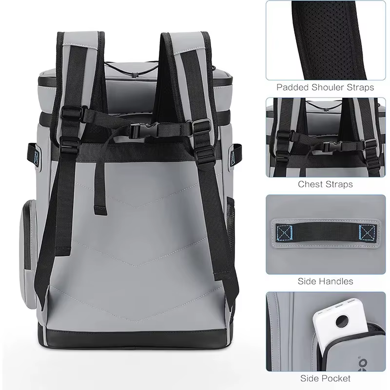 Sac à dos isotherme imperméable de 30L pour hommes et femmes