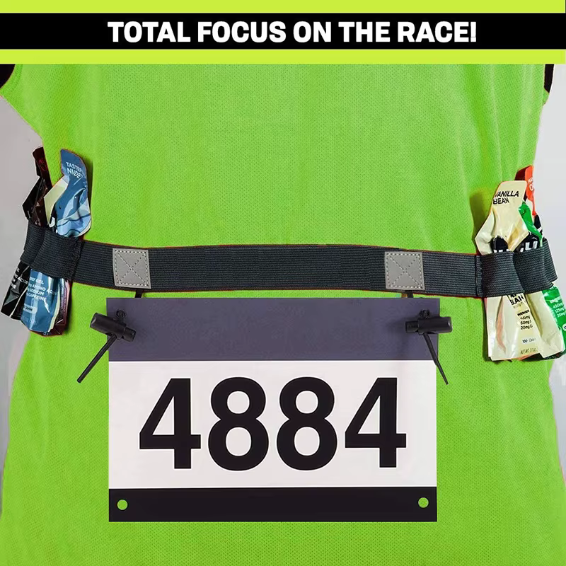 Ceinture porte-dossard pour course en plein air