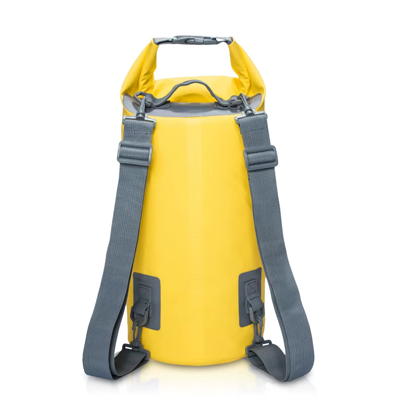 5L/10L/15L/20L/30L Sport de plein air PVC stockage étanche sac sec pour canoë Kayak Rafting natation voyage Kit sac à dos