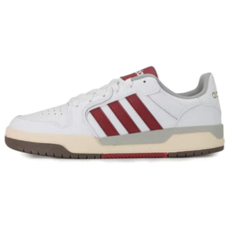 Baskets de skate classiques bicolores blanc et rouge