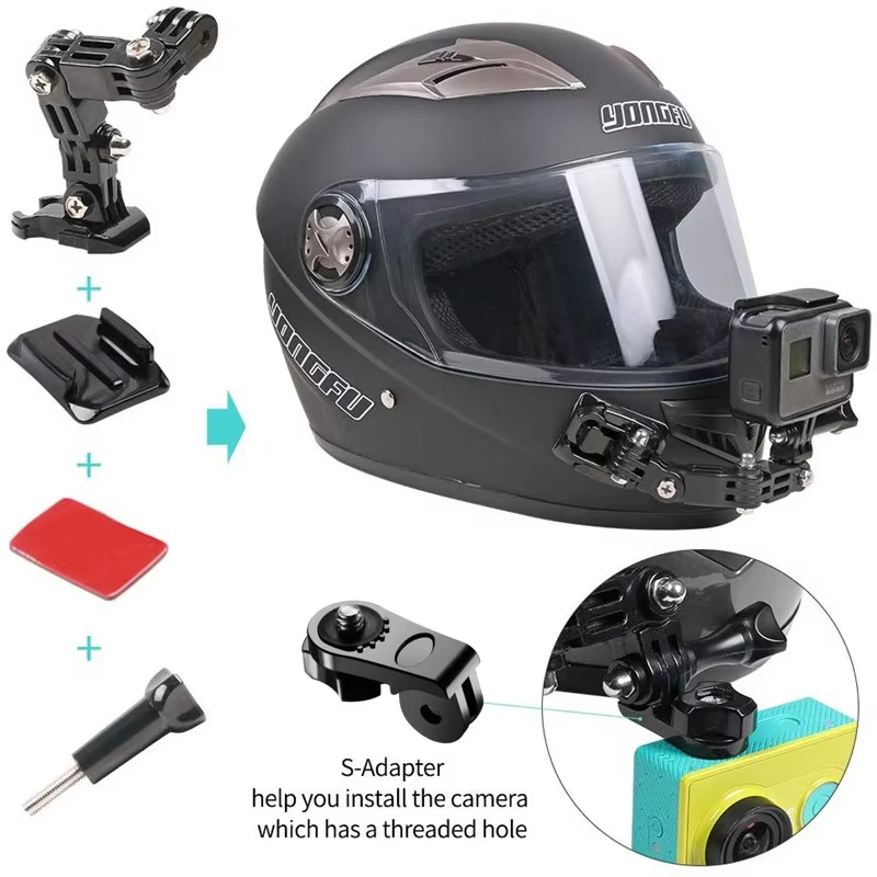 Go Pro – support de menton pour casque de moto