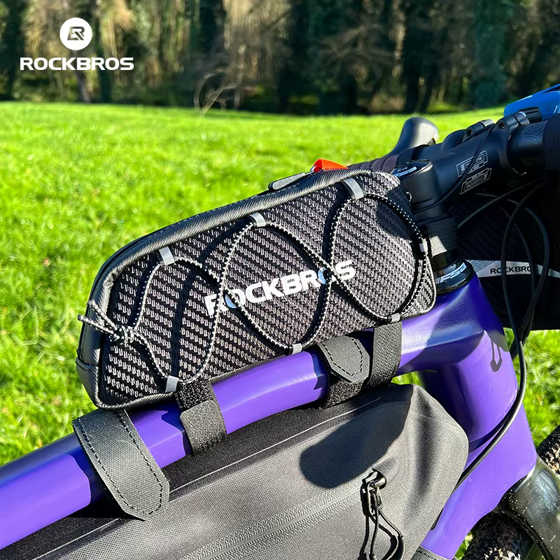 ROCKBROS sac de vélo étanche réfléchissant avant cadre supérieur Tube sac ultraléger sac