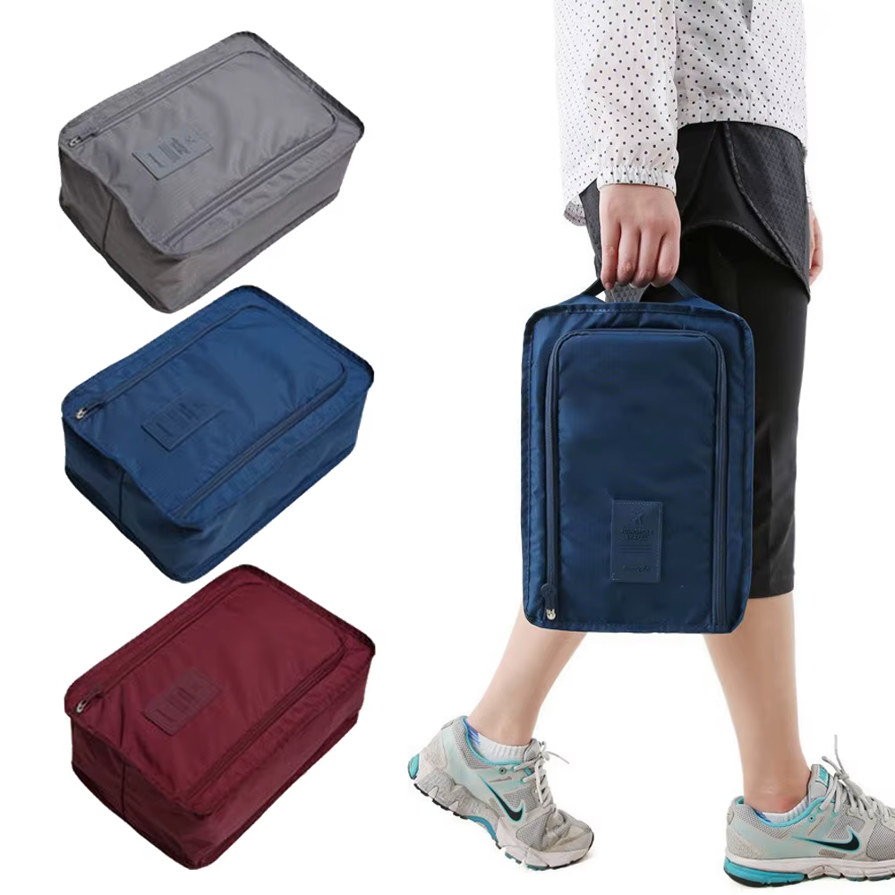 Sacs à chaussures portables, supports de voyage, stockage pliable étanche multifonction, poudres à chaussures haute capacité