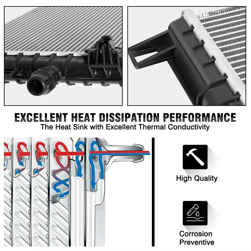 Ensemble de radiateur de refroidissement 1494175-00-A 149417500A, accessoires pour véhicules, accessoires de voiture pour Tesla modèle 3 Y