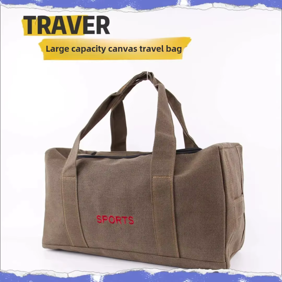 Sac à dos de voyage en toile de grande capacité