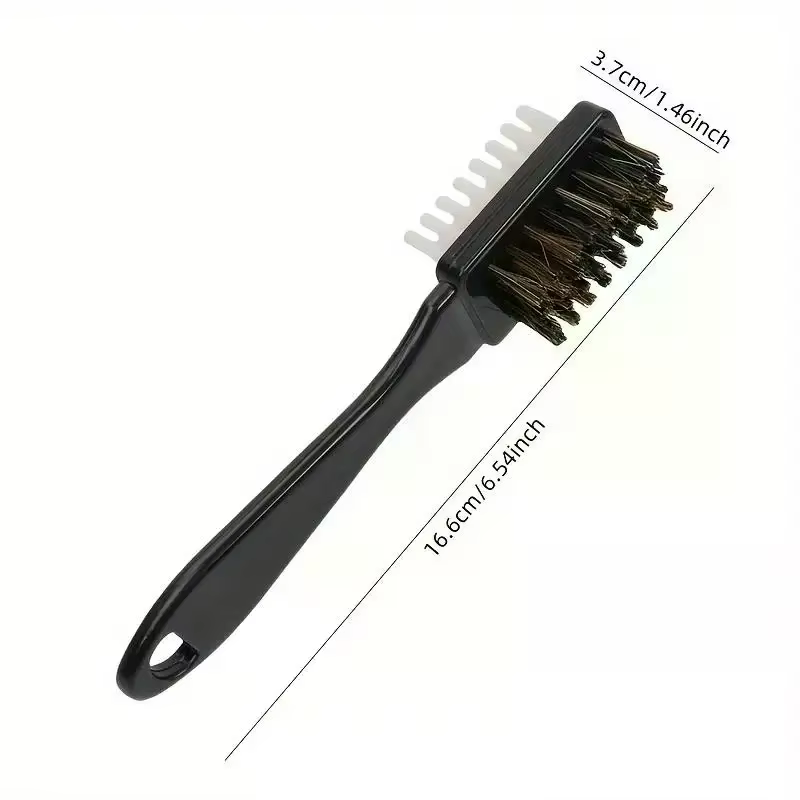 Kit de brosse de nettoyage pour chaussures 2 en 1 à double extrémité avec gomme - Plastique durable pour bottes en daim