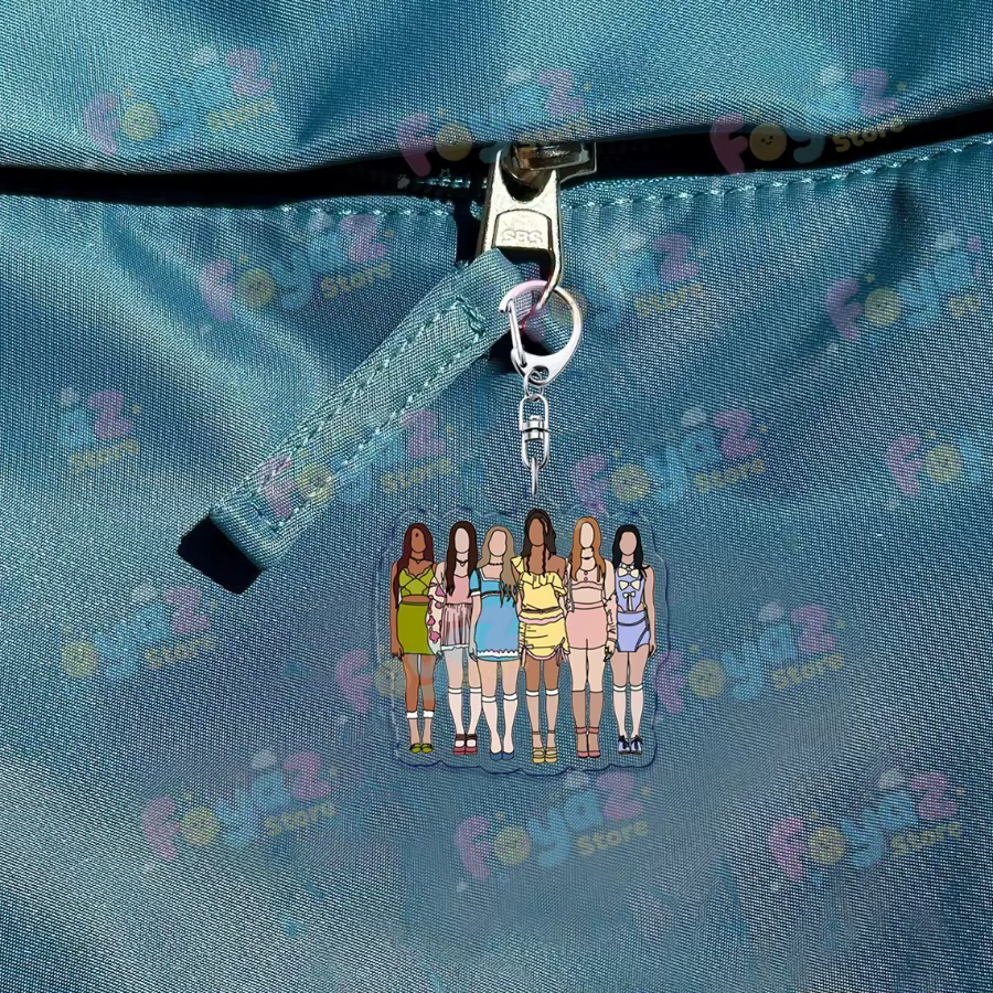 Cool K-pop Katseye porte-clés accessoires sac breloques mignon MANON ‌ SOPHIA Femme ‌ DANIELA Gamer porte-clés bijoux Fans Freinds cadeau