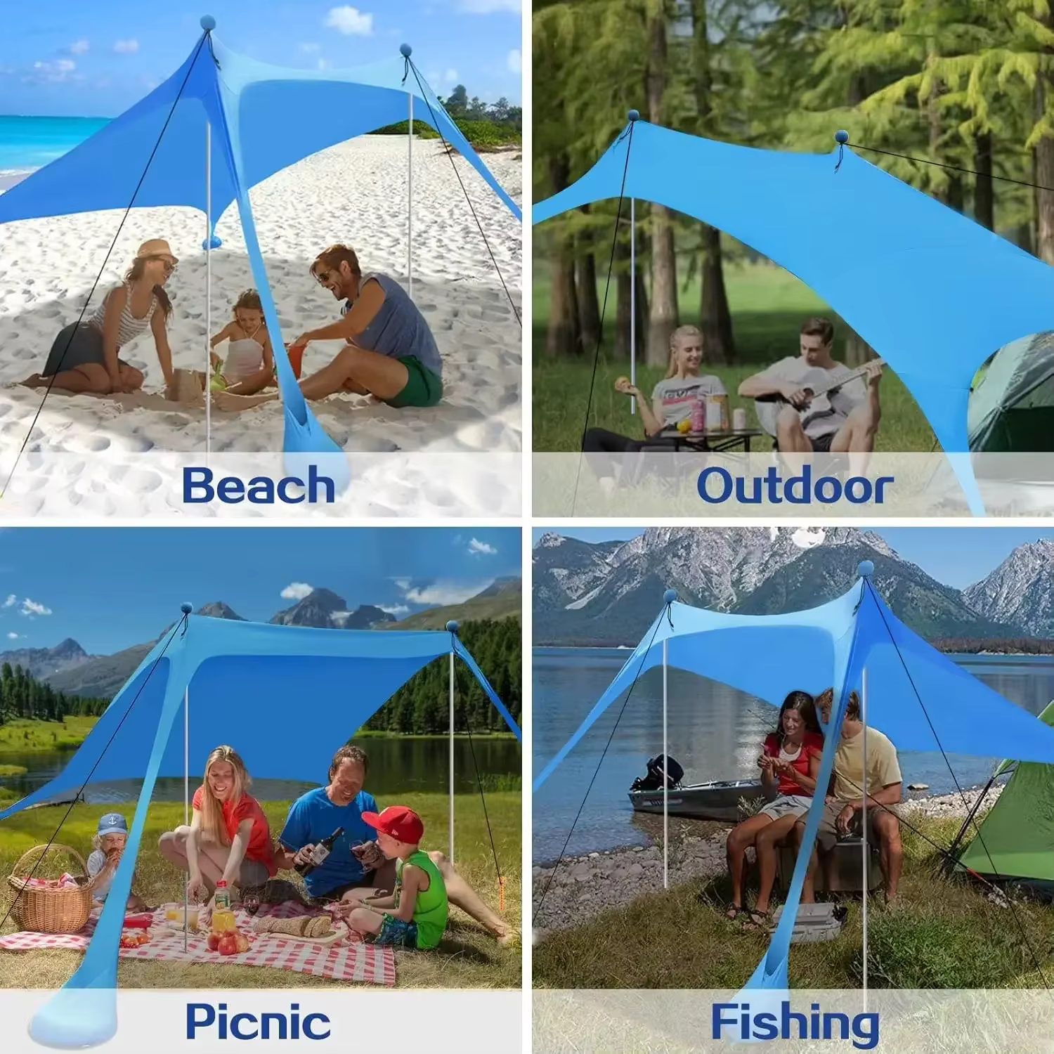 Tente de camping coupe-vent ultralégère