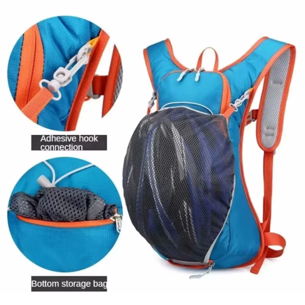 Nouveau 12L Sport de plein air vélo cyclisme course randonnée hydratation sac d'eau stockage casque Pack étanche ultraléger vessie sac à dos