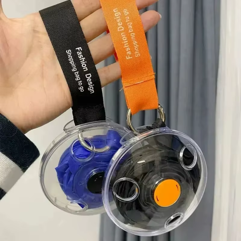 Sac de courses pliable et rétractable pour la maison, pochette de rangement pour supermarché, écologique et réutilisable, ultra-compacte et portable