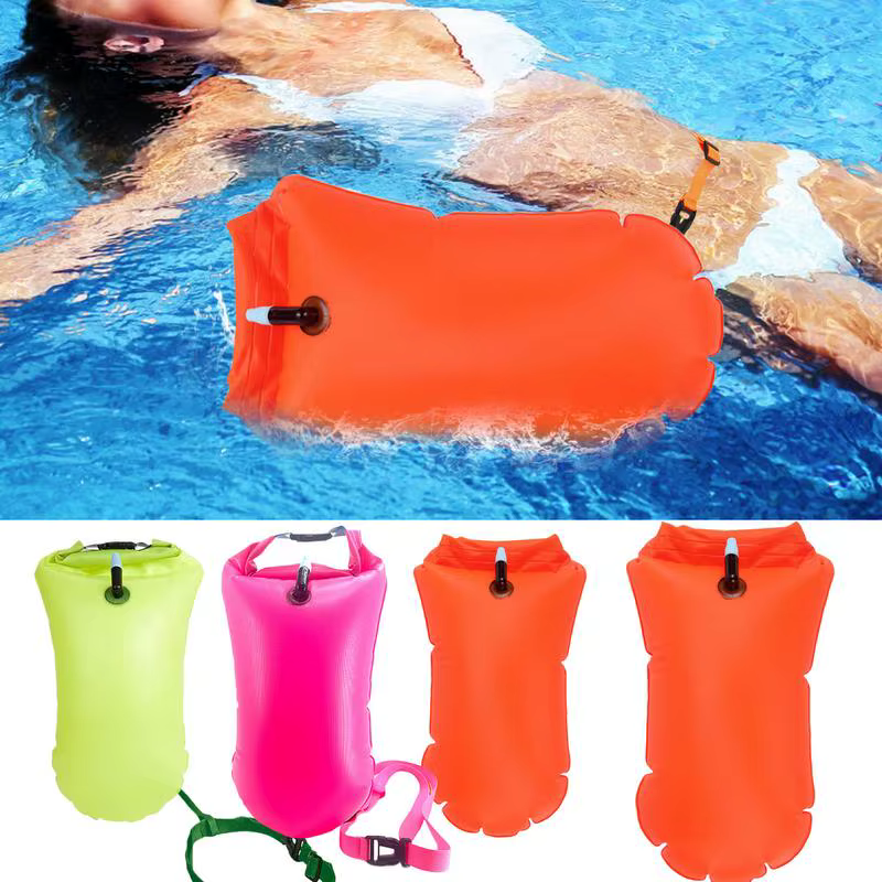 Seau de natation sac sec gonflable bouée