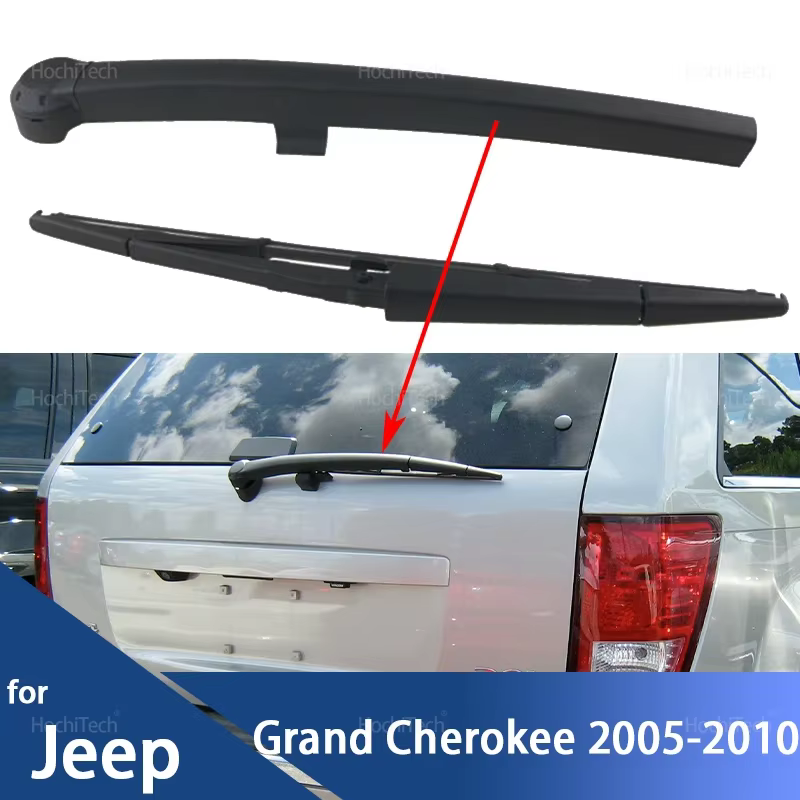 Pour Jeep Grand Cherokee 2005-2010 05139836AB Accessoires de voiture Bras de liaison du moteur d'essuie-glace arrière avec lame – Boîtier ABS durable