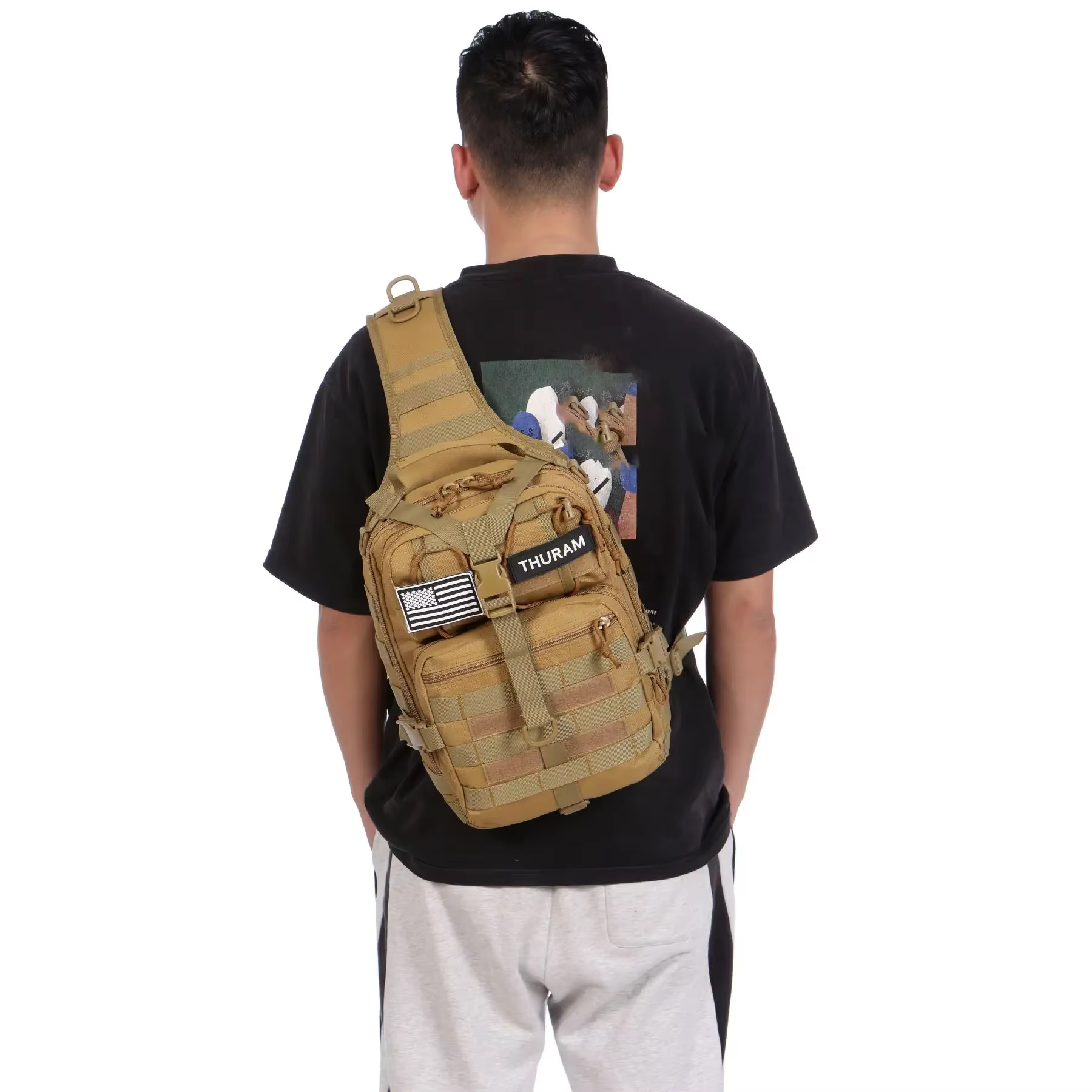 Sac à dos d'assaut tactique étanche EDC