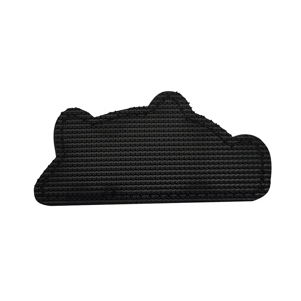 Nouveaux accessoires de sac d'extérieur: Badge de chat satirique Graffiti chat 3D PVC magique bricolage sac autocollants sac à dos Patch à crochet et boucle