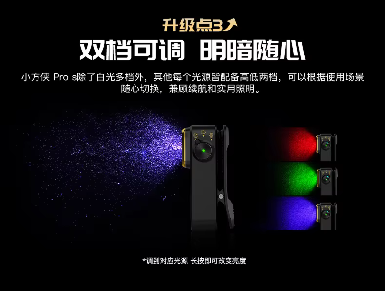 OLIGHT Oclip Pro S Mini lampe torche 600LM EDC
