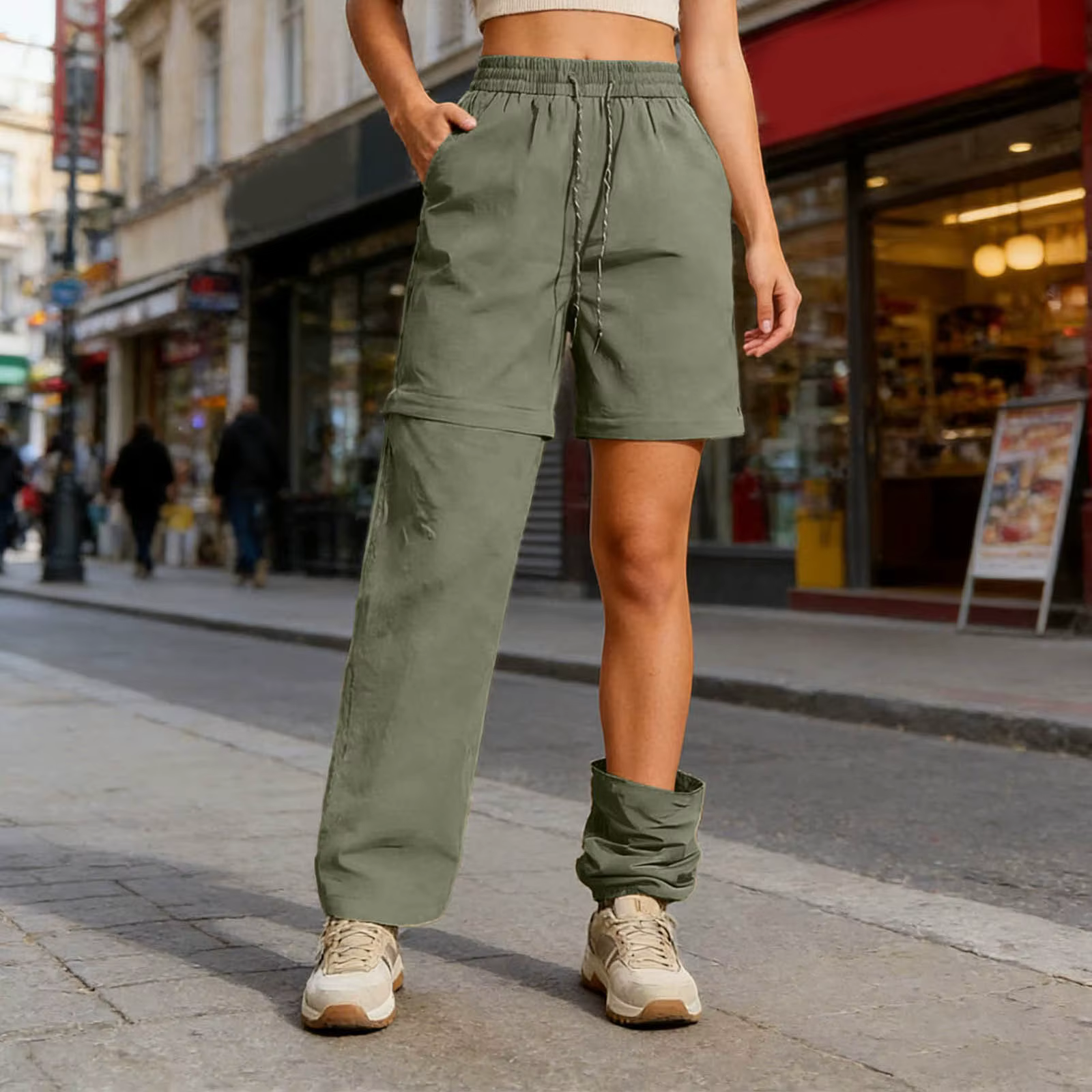 Pantalon cargo imperméable pour femme