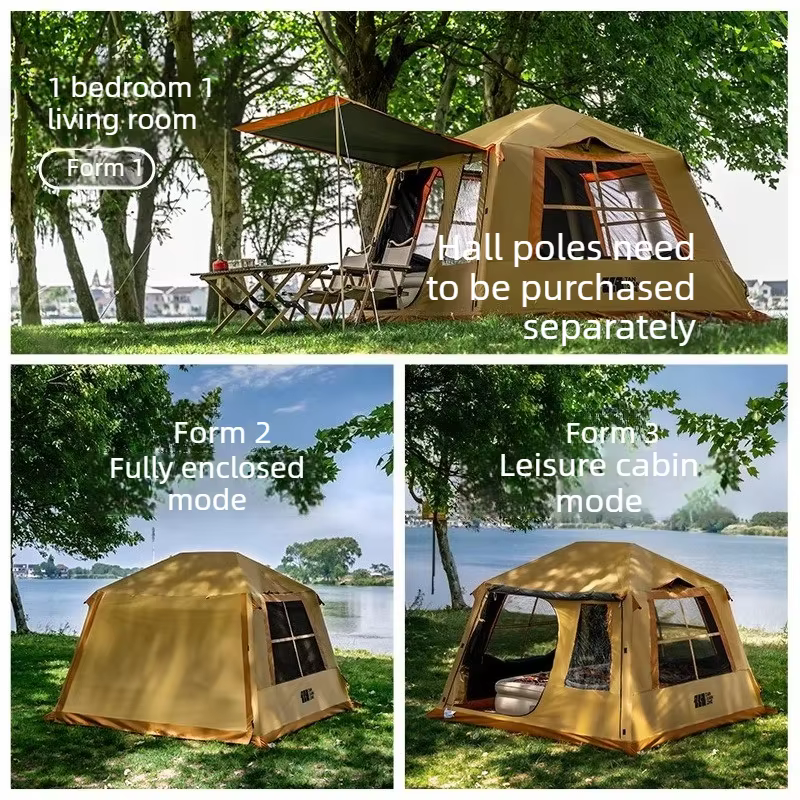 Tente gonflable automatique pour 4 personnes