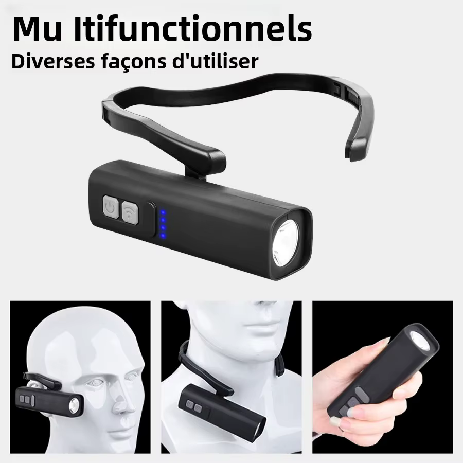 Nouvelle lampe frontale à fixation auriculaire 2025