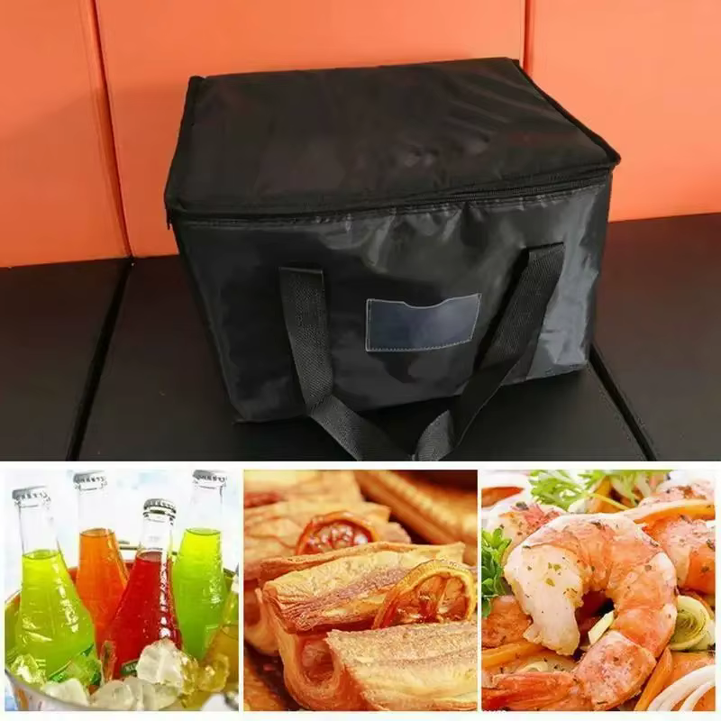 Sac isotherme thermique isolé 70L, isolation pour garder le froid, sac à déjeuner Portable de grande capacité, fermeture éclair, pique-nique Camping, sac alimentaire en feuille d'étain